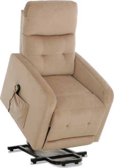 Signal Fotel elektrycznie rozkładany z funkcją pionizacji OTUS II VELVET beżowy