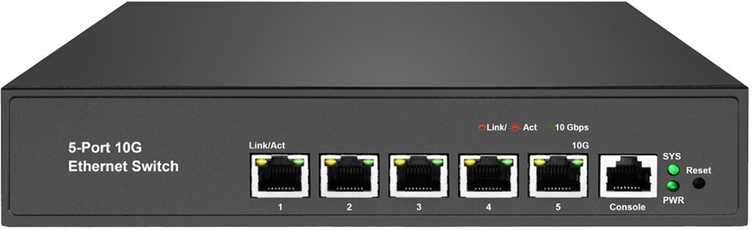 Switch Abart Pro 5x 10GbE RJ45 L3 Zarządzalny ABP-SW10GM05