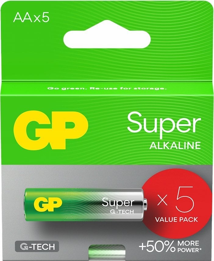 GP Recyko Bateria alkaliczna AA / LR6 GP Super Alkaline G-TECH