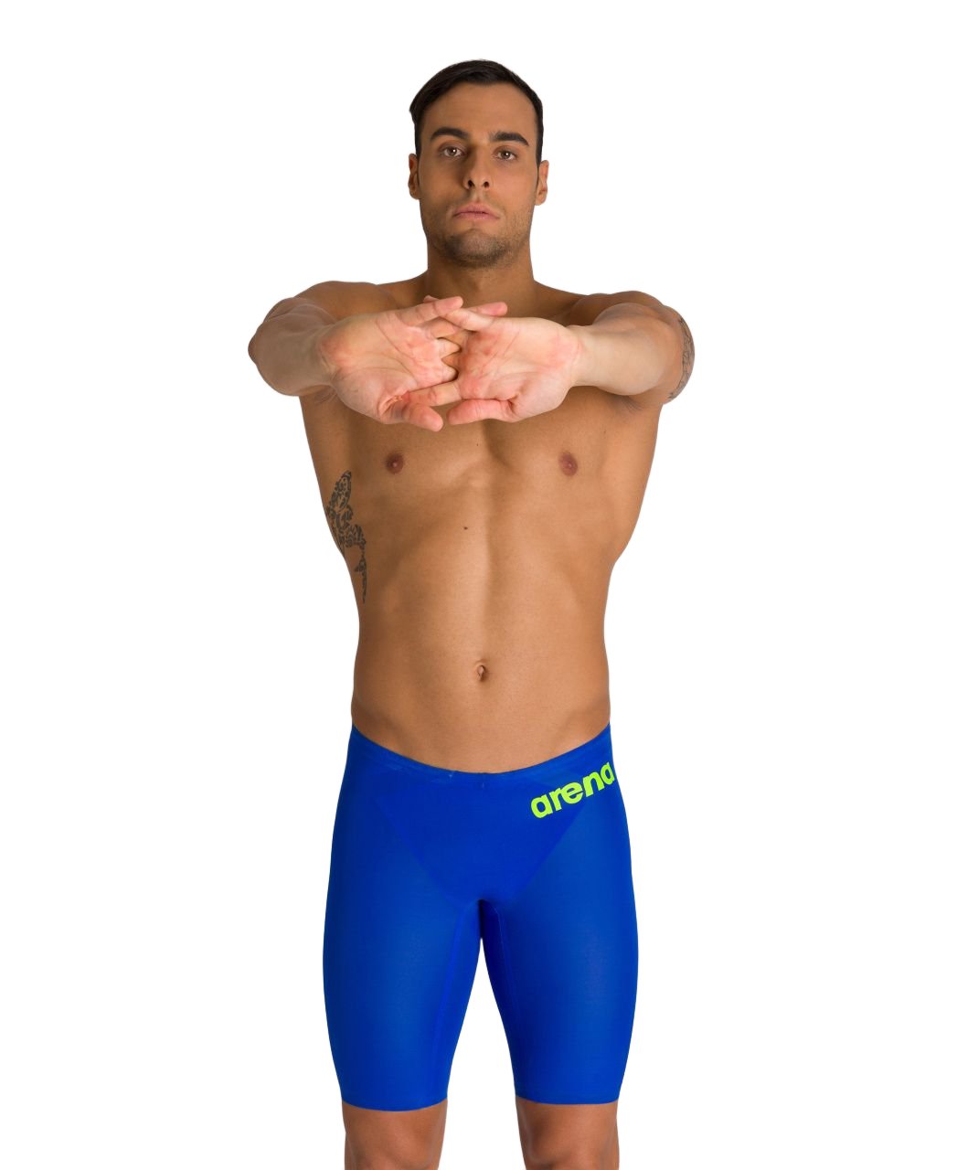 Arena STRÓJ STARTOWY MEN'S POWERSKIN CARBON-AIR2 JAMMER ELECTRIC BLUE DARK GREY FLUO YELLOW 001130/853 UK30
