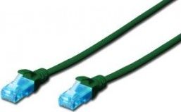 Digitus DIGITUS CAT 5e U-UTP patch cable PVC AWG 26/7 length 15m color green