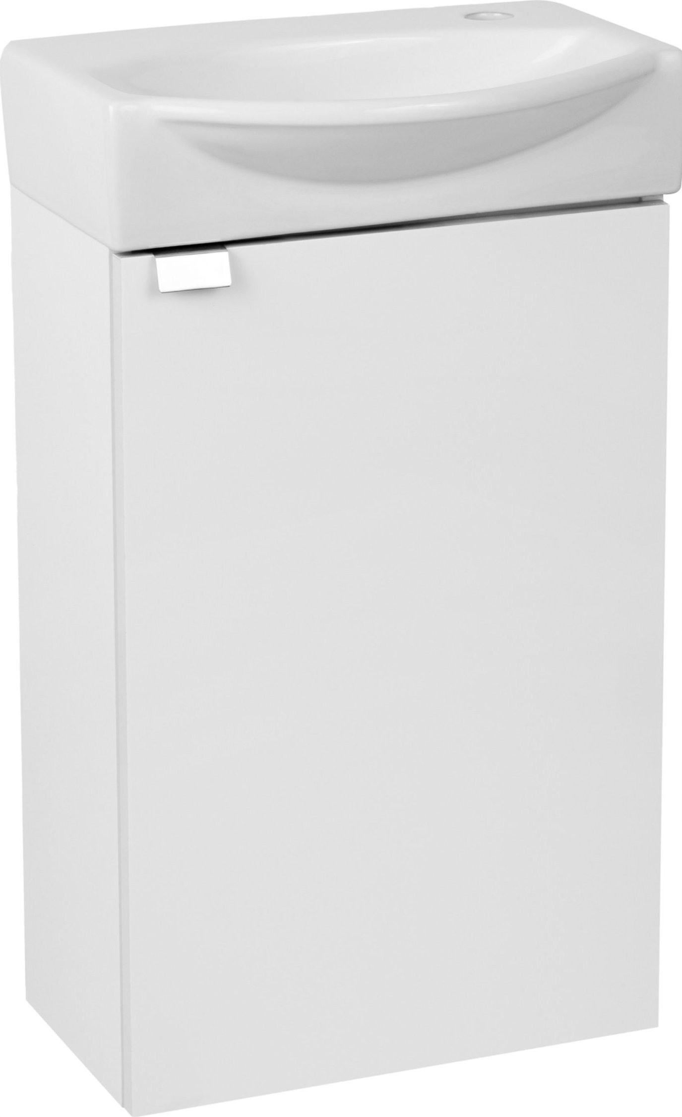 Stamar Mała szafka łazienkowa z umywalką 40 x 33 wisząca front połysk