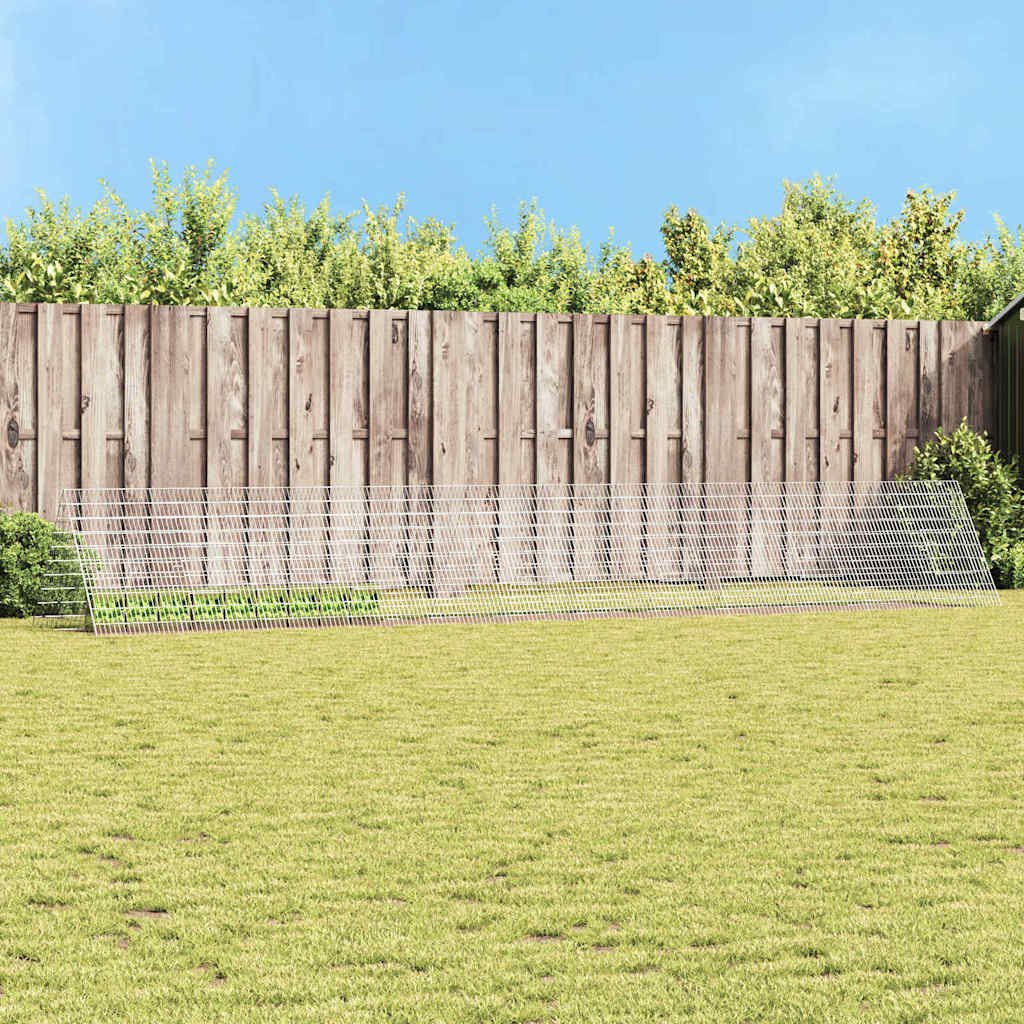 vidaXL Klatka dla królika Srebrny 215 x 100 x 85 cm Stal Galwanizowana