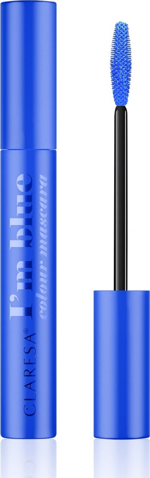 Claresa CLARESA I`m Blue Tusz do rzęs niebieski silikonowa szczotka 10 g