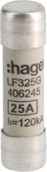 Hager Wkładka bezpiecznikowa BiWtz cylindryczna 10x38mm 25A gG 400V AC (LF325G)