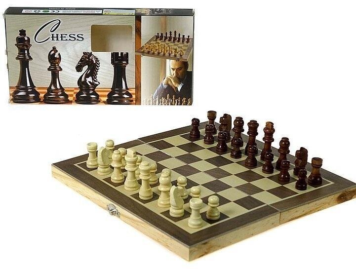 Szachy i warcaby drewniane