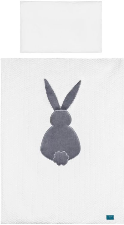 Pościel 100x135 Króliczek Sweter ekri 3 cz.