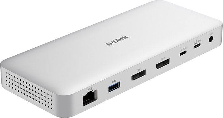 Stacja/replikator D-Link DUF-901/E stacja dokująca Przewodowa USB4 Szary