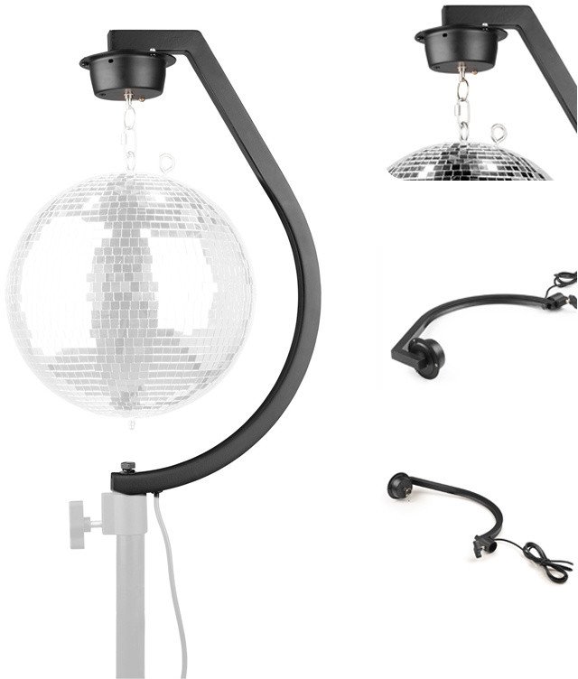 Statyw z napędem sieciowym do kul lustrzanych 20/30cm one size