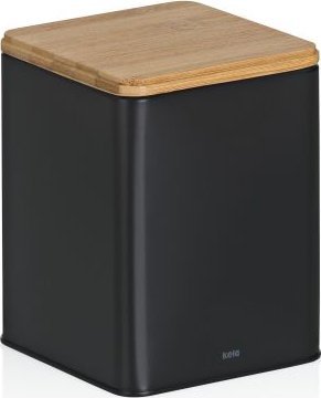 Kela Pojemnik kuchenny, metal/bambus, 1,4 l, 11,5 x 11,5 x 14,5 cm / Kela