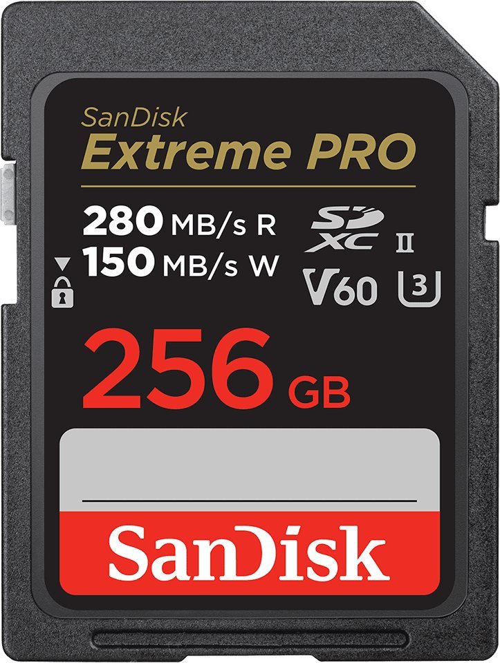 Karta SanDisk Extreme PRO SDXC 256 GB Class 10 UHS-II/U3 V60 (SDSDXEP-256G-GN4IN)