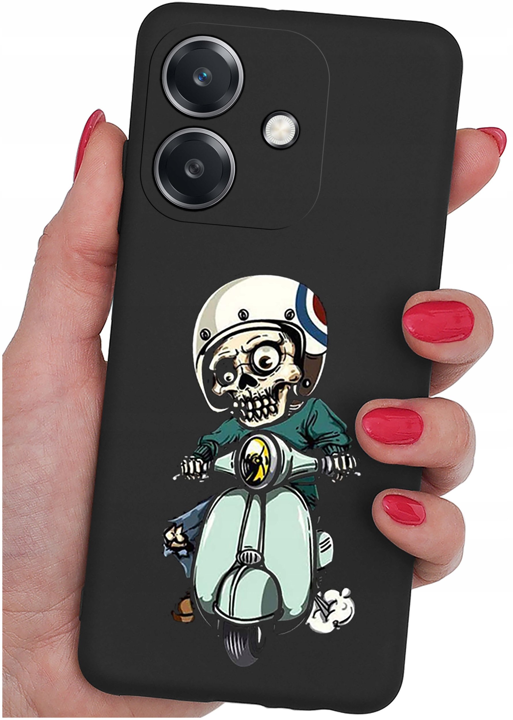 Etui do Oppo A40 | A40M | WZORY | SILIKONOWE MATT SZKŁO 9H