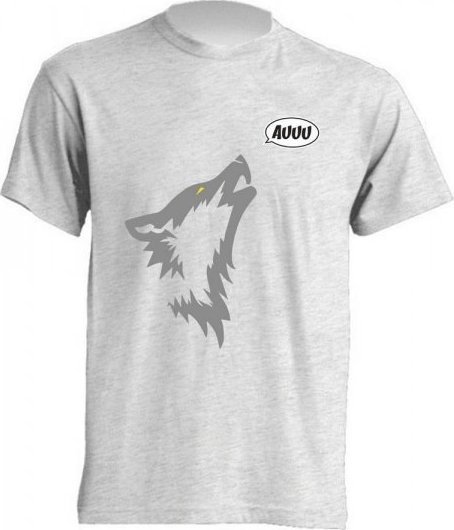 AUUU T-Shirt męski z krótkim rękawem 100% Bawełna