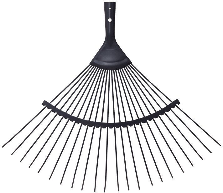 Flexible steel leaf rake 22 T