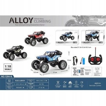 Teka Pojazd R/C Metalowy + ładowarka