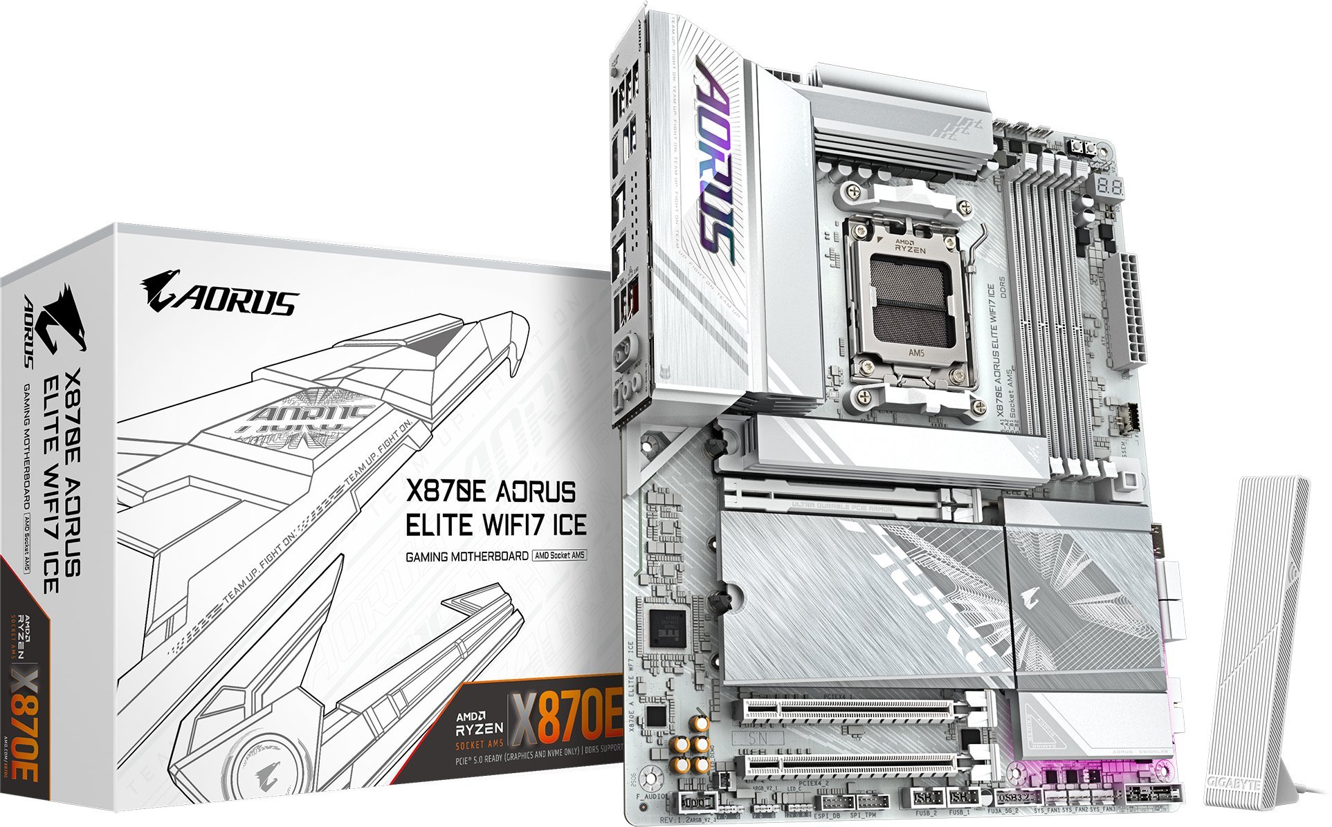 Płyta główna Gigabyte X870E AORUS ELITE WIFI7 ICE