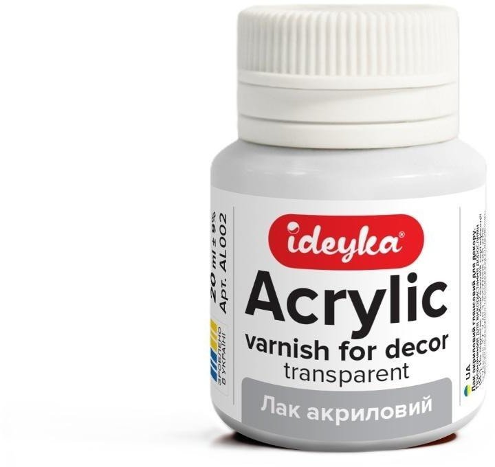 Błyszczący lakier akrylowy do dekoracji 20ml