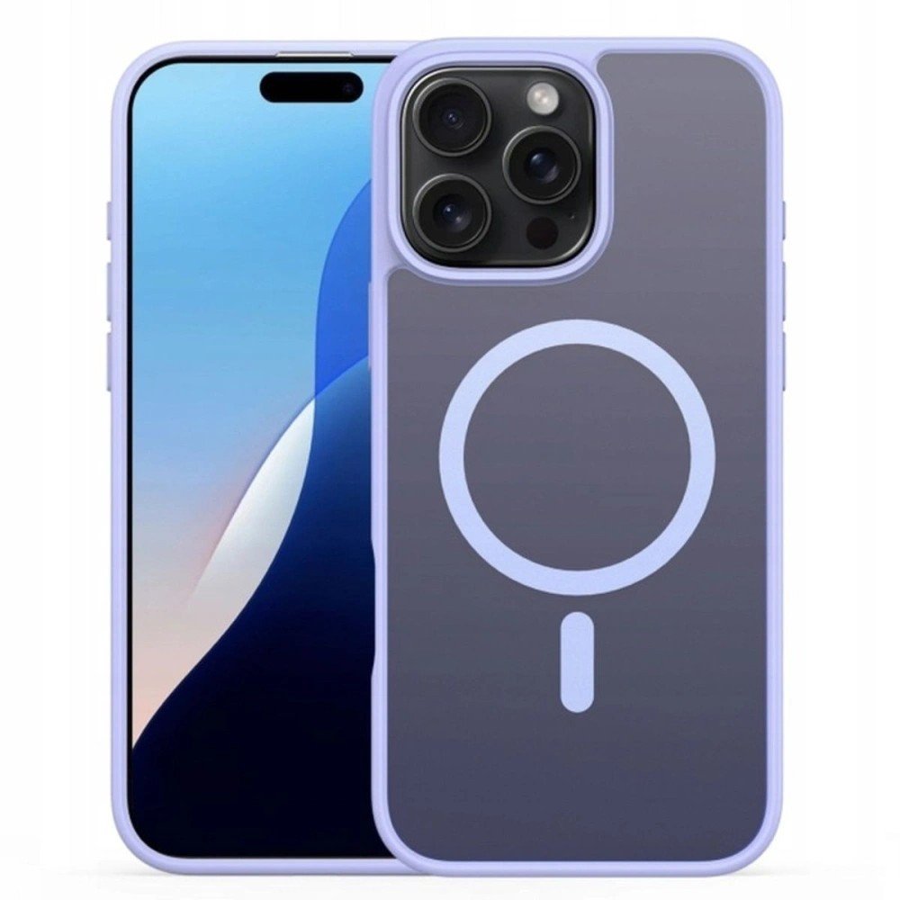 Etui Magnetyczne Magsafe DuxDucis Yind do iPhone 16 Pro Max, Fioletowe