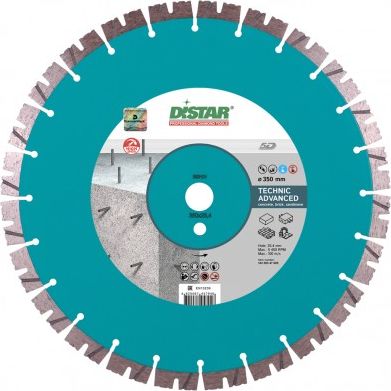 Di-Star Tarcza diamentowa Technic Advanced 1A1RSS/C3-H 350x3.5/2.5x15x25.4-(11.5)-24