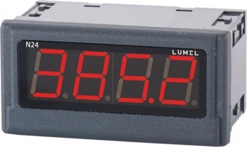 Lumel Amperomierz 4 cyfrowy wejście AC 230V 0-5A jednostak A z atestem KJ N24 Z510300M1