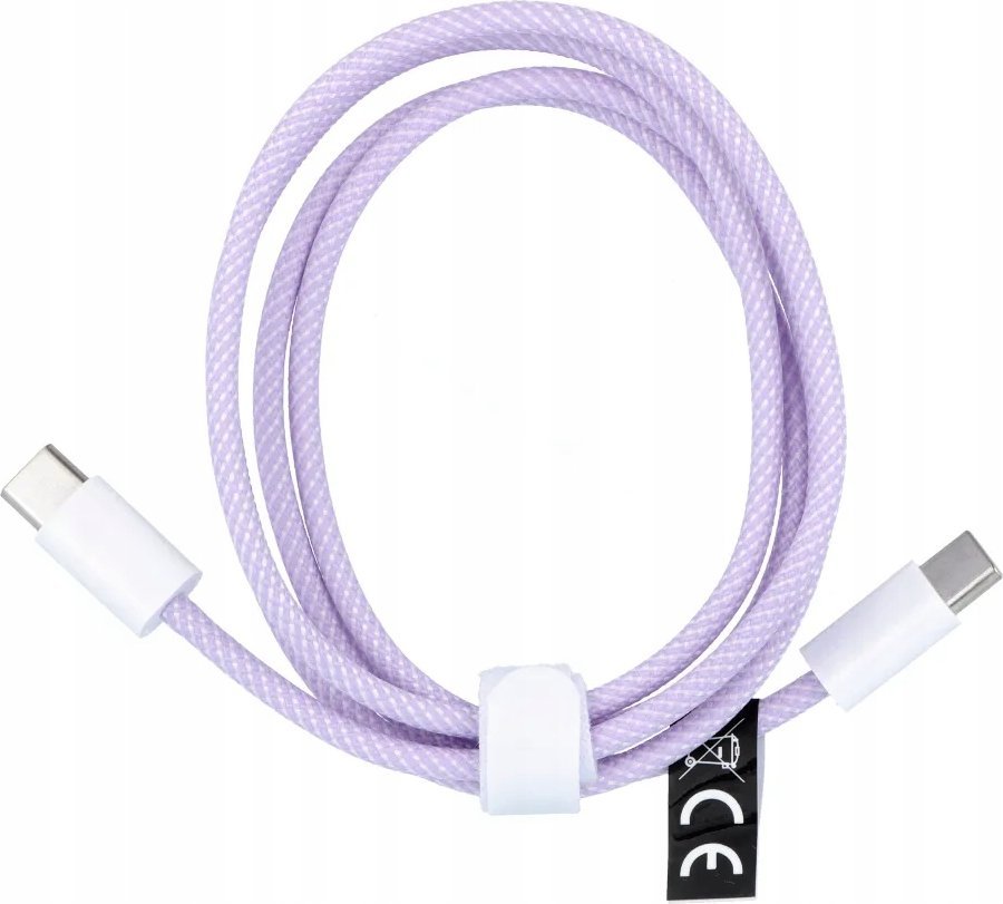 Kabel USB OEM USB-C - USB-C 1 m Fioletowy