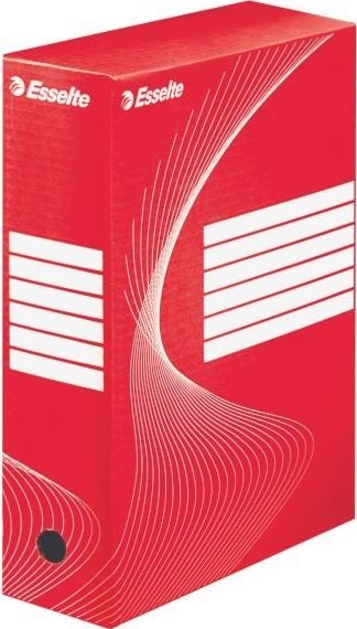 Esselte PUDŁO DO ARCHIWIZACJI ESSELTE 100 MM, CZERWONY