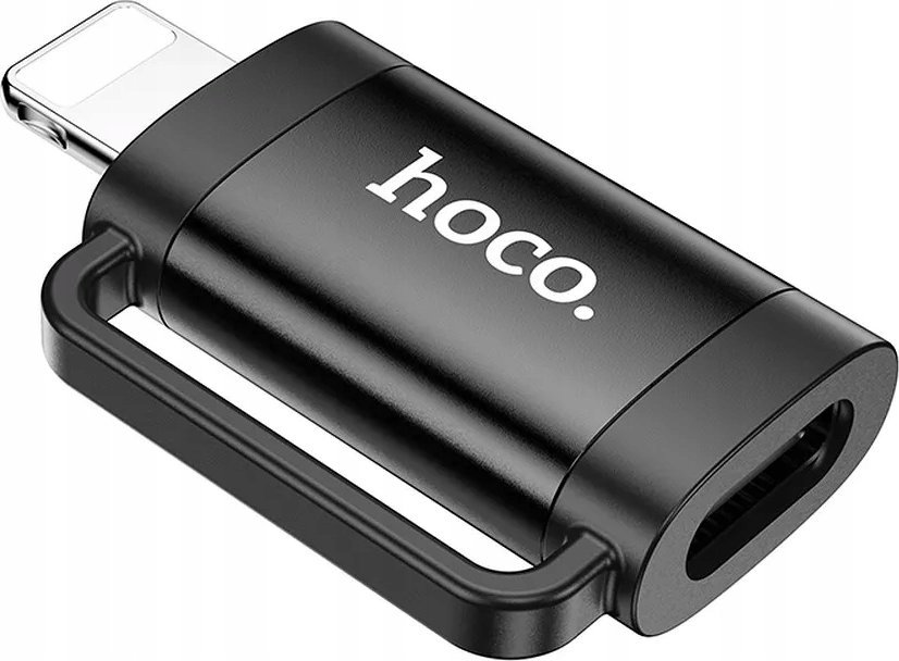 Adapter USB Hoco HOCO adapter OTG Lightning (męski) do Typ C (żeński) 2A UA31B czarny