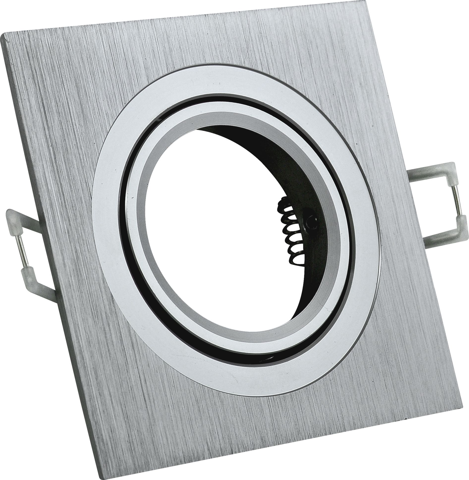 Polux Wpust prostokątny srebrny Polux SOUTH 302113