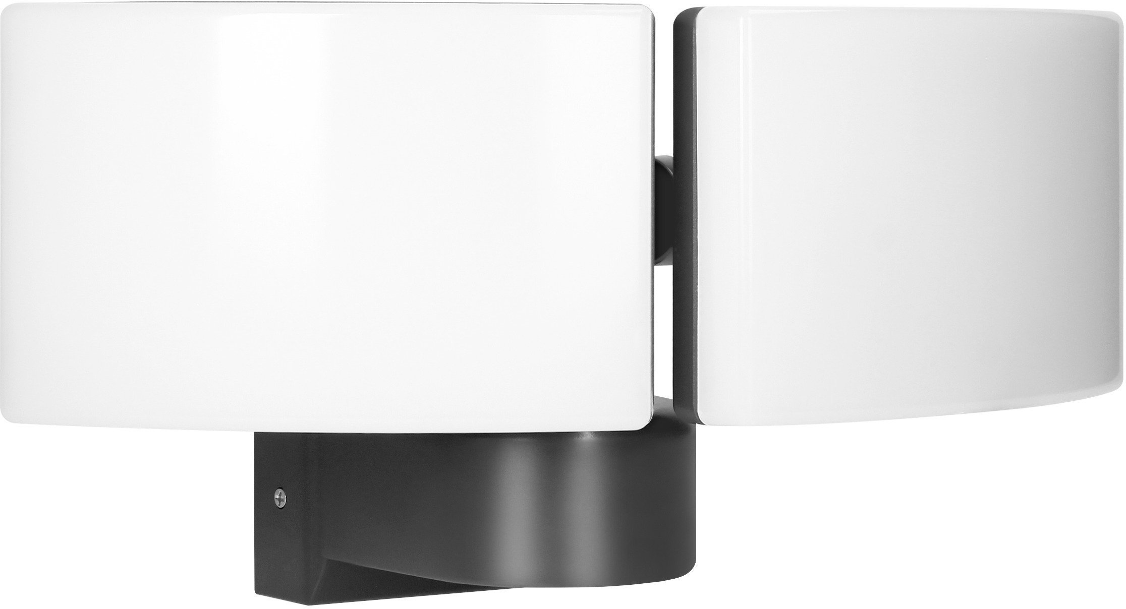 TOS DUO LED 2x20W podwójny naświetlacz ogrodowy, 2x1600lm, IP65, 4000K, PC, szary,AD-NL-6603GL4