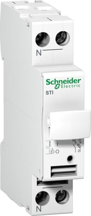 Schneider Electric Podstawa bezpiecznikowa STI 1P+N 500V A9N15646