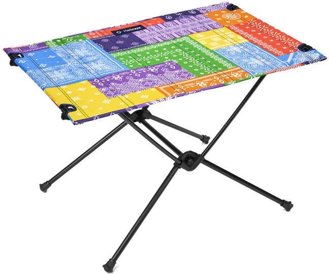 Table One Hard Top L, Rainbow Bandanna Quilt