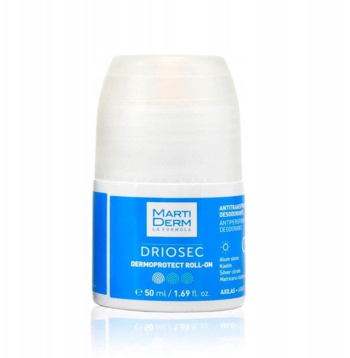 MARTIDERM_Driosec antyperspirant roll-on przeciw białym i żółtym śladom 50ml