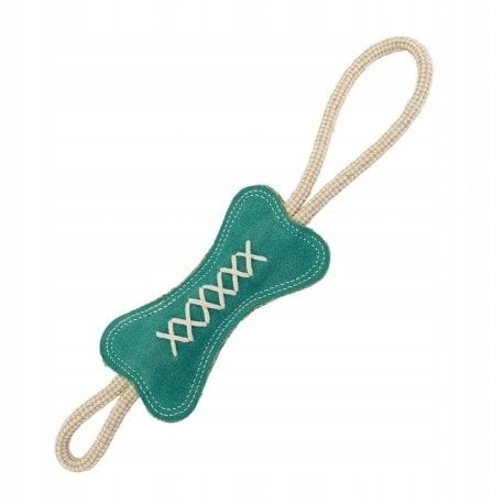 Barry King Zabawka dla psa kość skórzana ze sznurkami 20x7cm/ 5mm