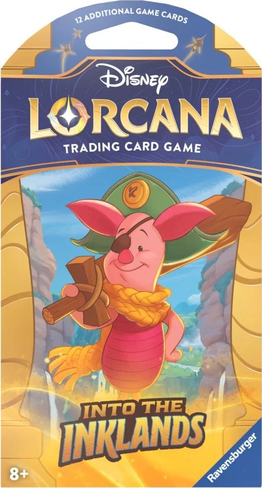 Ravensburger Disney Lorcana gra karciana Into the Inklands Booster Pack SLEEVED KARTY