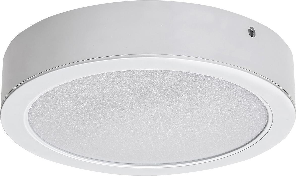 Lampa sufitowa Rabalux Natynkowa lampa okrągła Shaun LED 12W 4000K plafon do pokoju biały