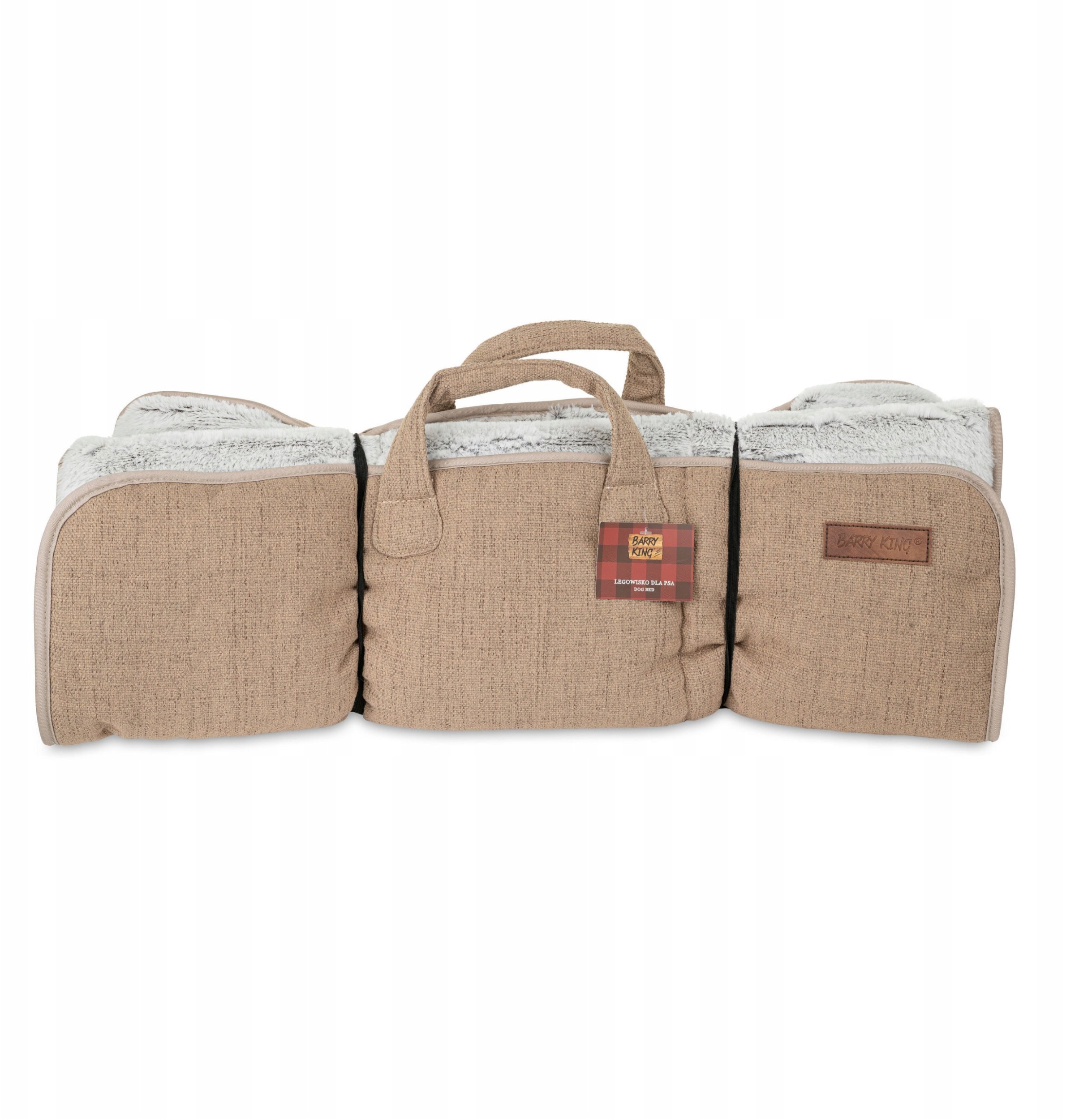 Legowisko/ mata sk�adana dla psa, jasnobr�zowe, 90*66cm