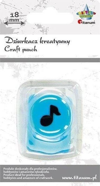 Titanum Dziurkacz z motywem 18mm nuta