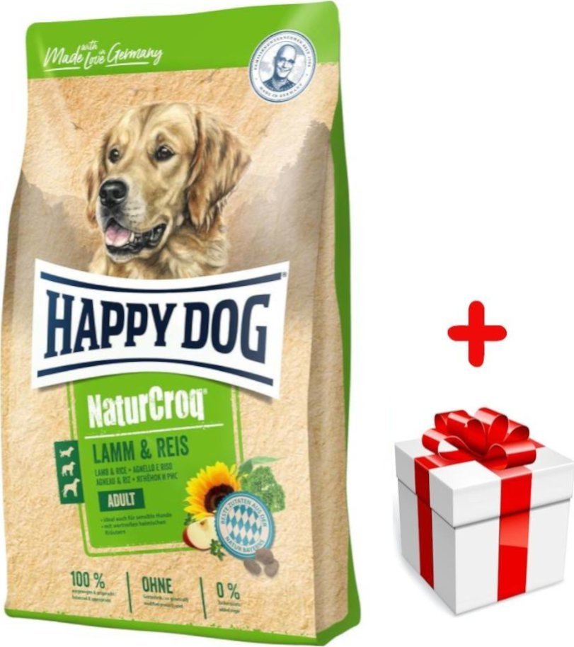 Happy Dog Happy Dog NaturCroq Jagnięcina i ryż 15kg + niespodzianka dla psa GRATIS!