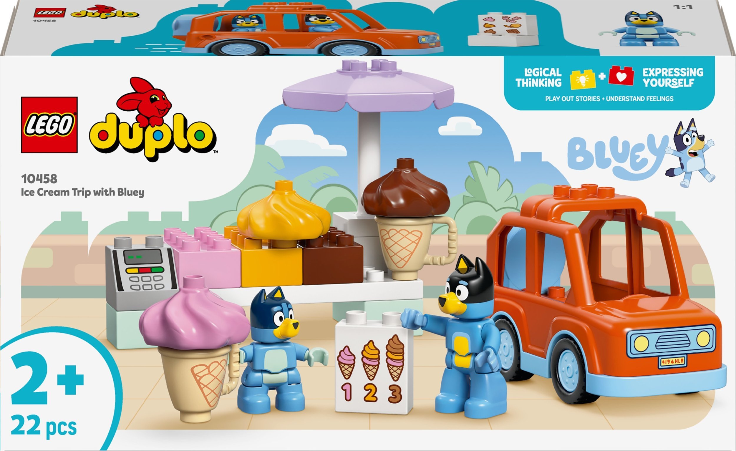 LEGO Duplo Wyprawa po lody z Blue (10458)