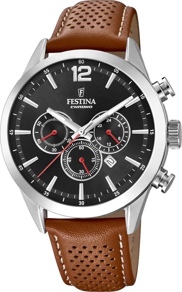 Zegarek Festina Zegarek męski Festina F20542-6 brązowy