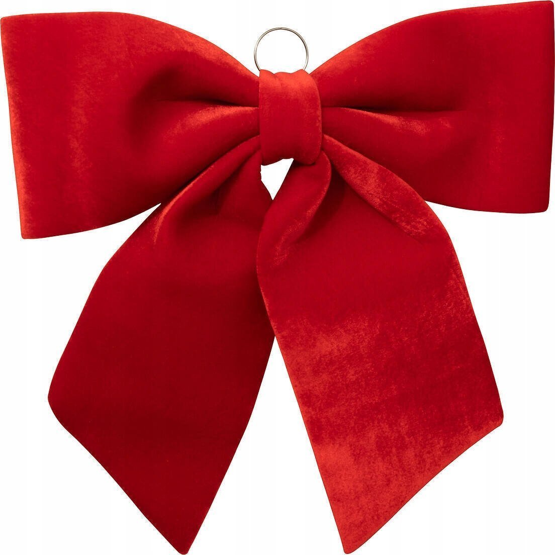 Dekoracja świąteczna Atmosphera Czerwona kokarda świąteczna, 70 x 67 cm