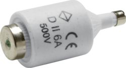 Hager Wkładka bezpiecznikowa BiWts 6A DII gF 500V (LE27F06)