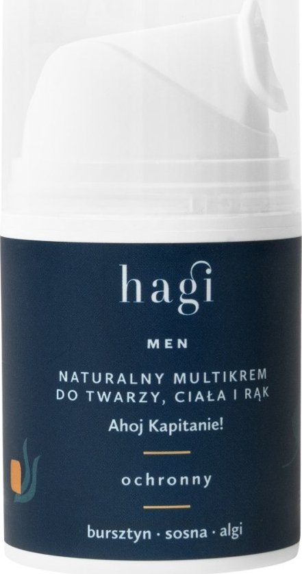 Hagi Hagi, Ahoj Kapitanie, Naturalny Multikrem ochronny do twarzy, ciała i rąk, 50ml