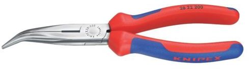 Knipex Szczypce tnące półokrągłe (wydłużone typu „bociani dziób”) - 2622200