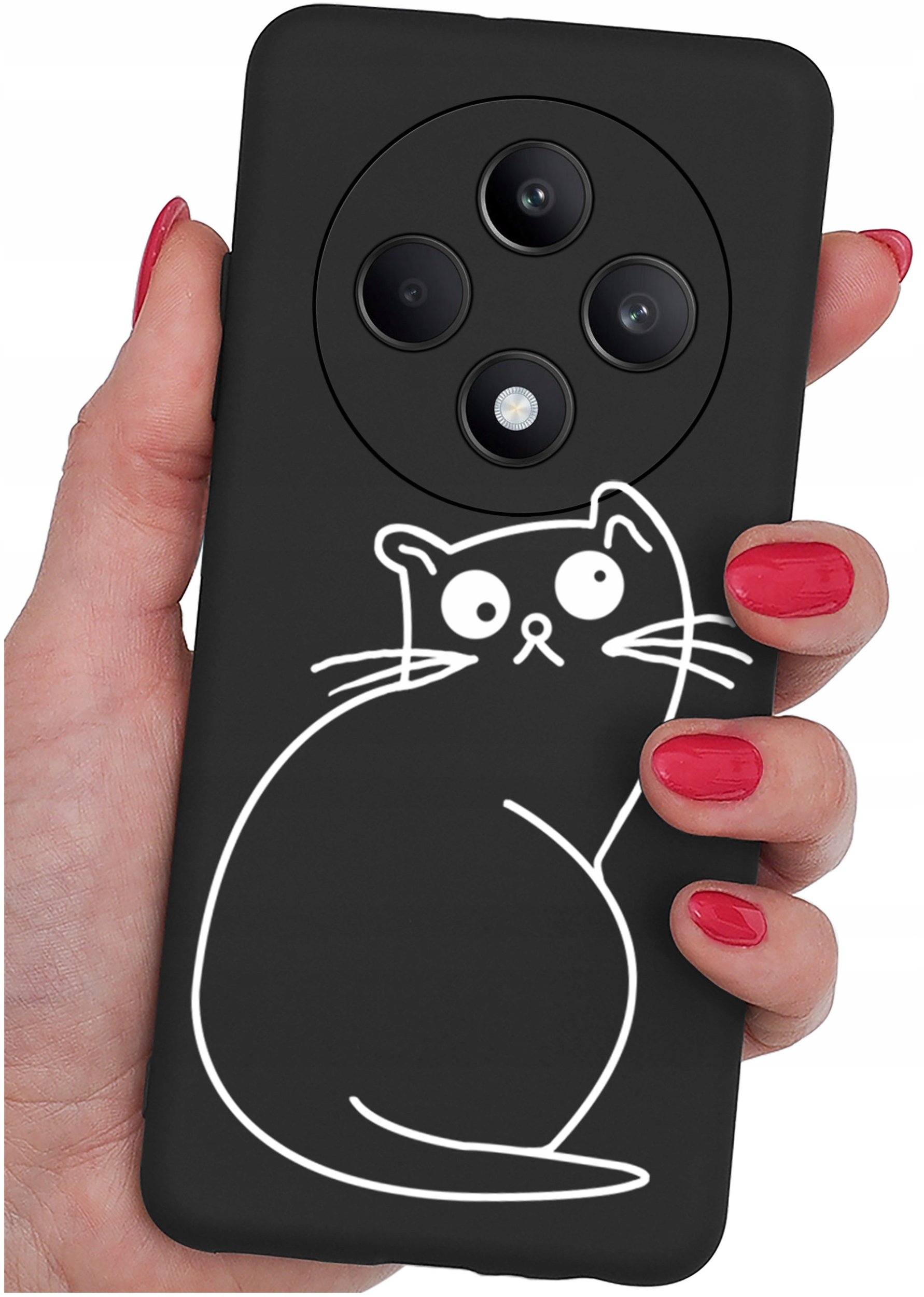 Etui do Oppo Reno 12 F 5G | 12 FS 5G WZORY |SILIKONOWE MATT CASE + SZKŁO 9H