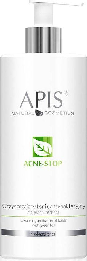 Apis Oczyszczający tonik antybakteryjny z zieloną herbatą Acne-stop 300 ml