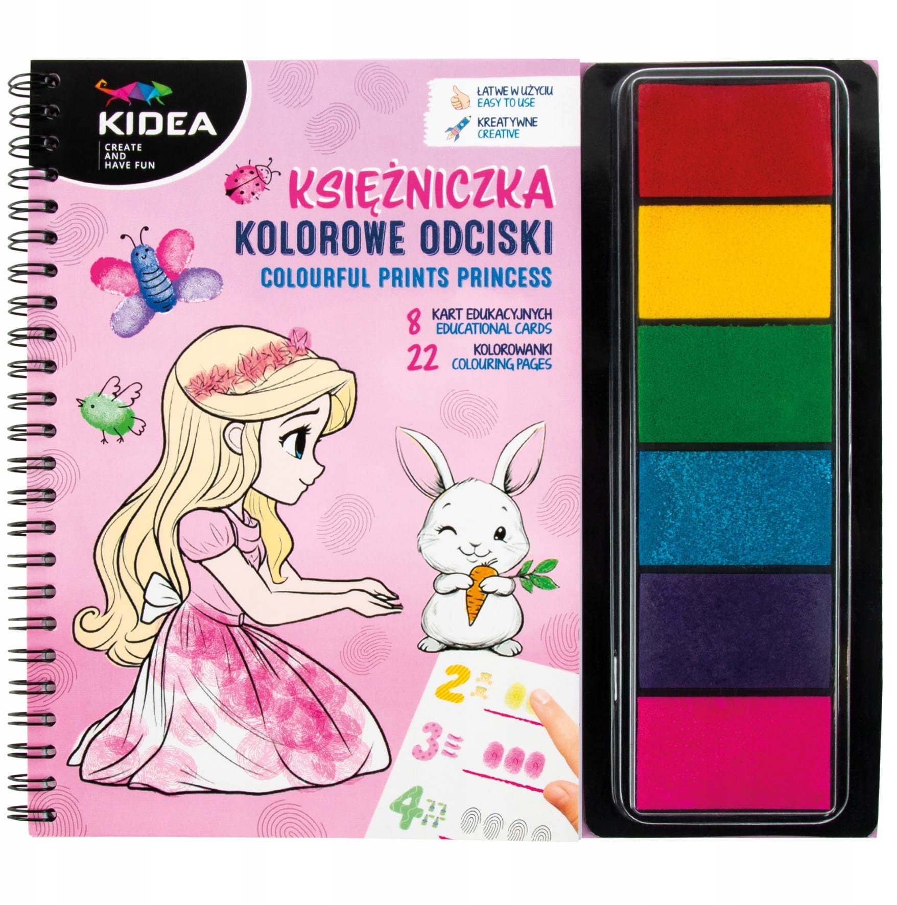 ZEST KREAT KOLOROWE ODCISKI KSIEZNICZ FARBY KIDE