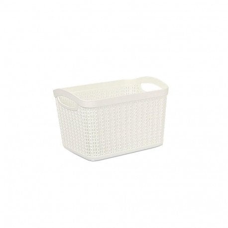 BASKET 6.6L KNIT M-083 WHITE