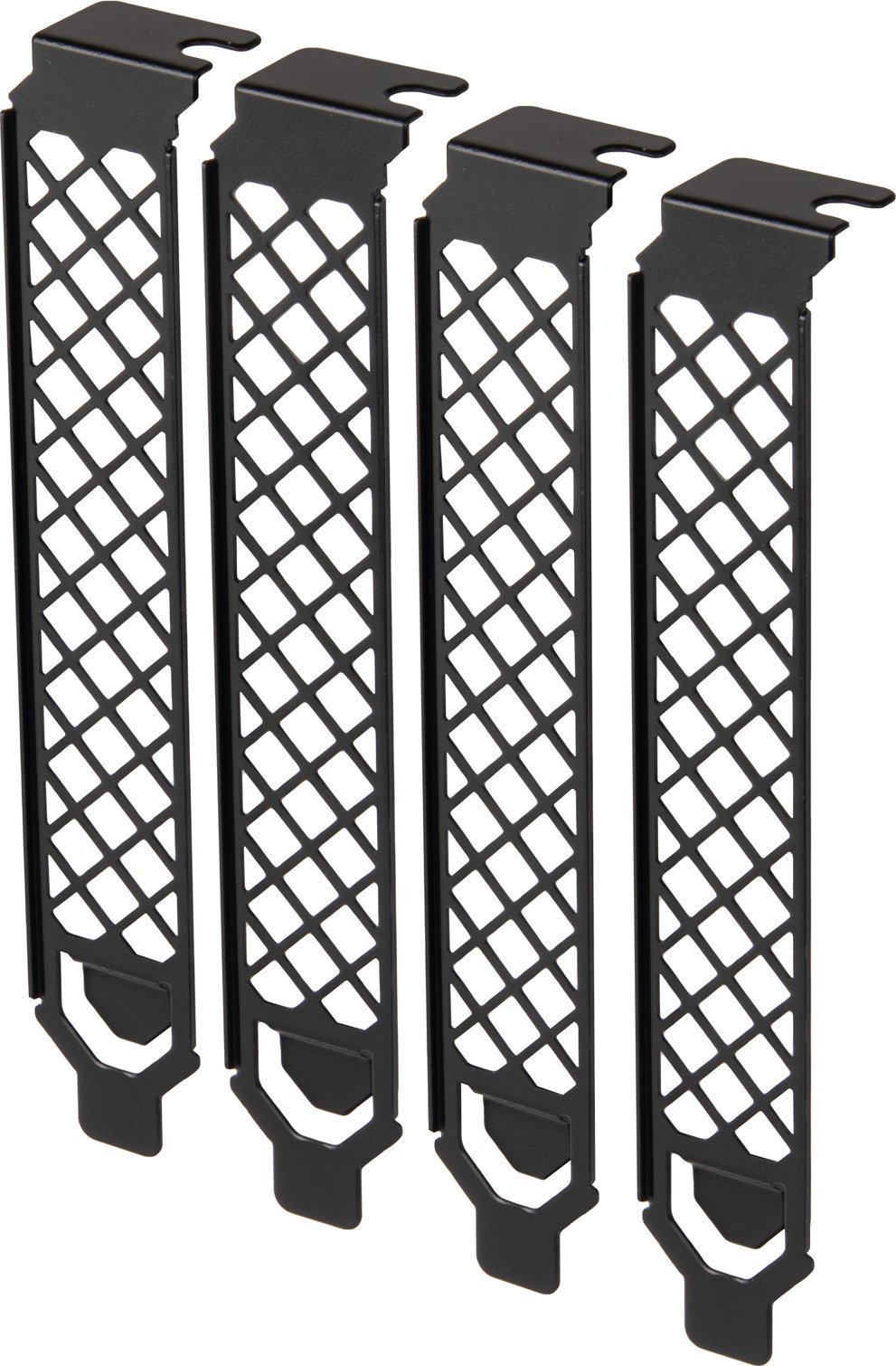 SilverStone SilverStone SST-Aeroslots-2B - PCI Slotblenden, 4 Stück - schwarz