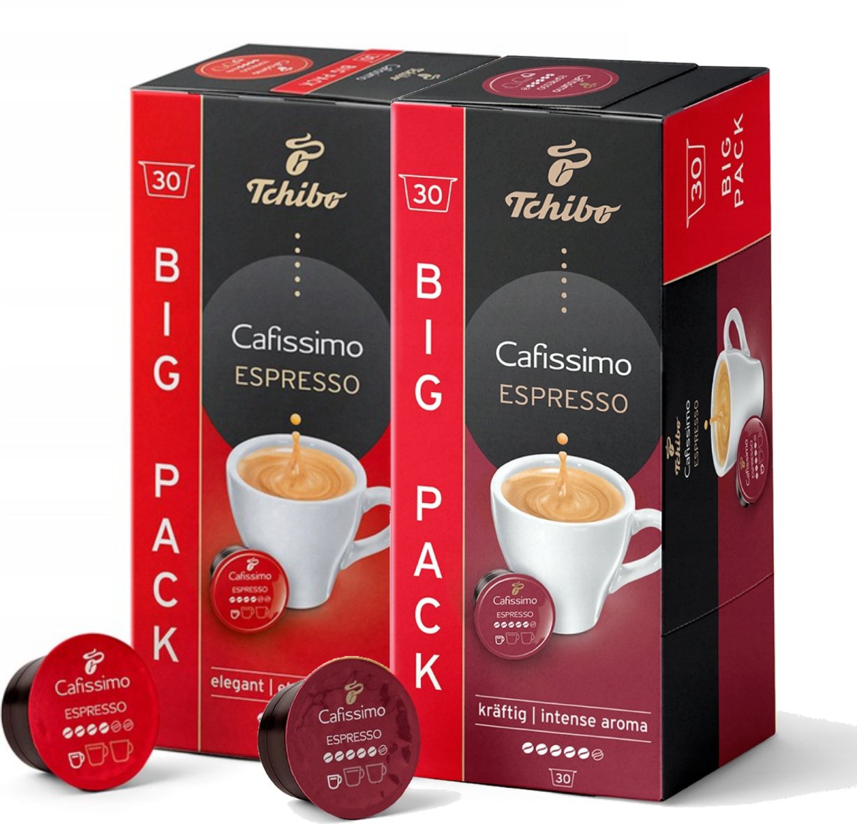 Tchibo Cafissimo Espresso Elegant + Espresso Intense 2x30 szt.